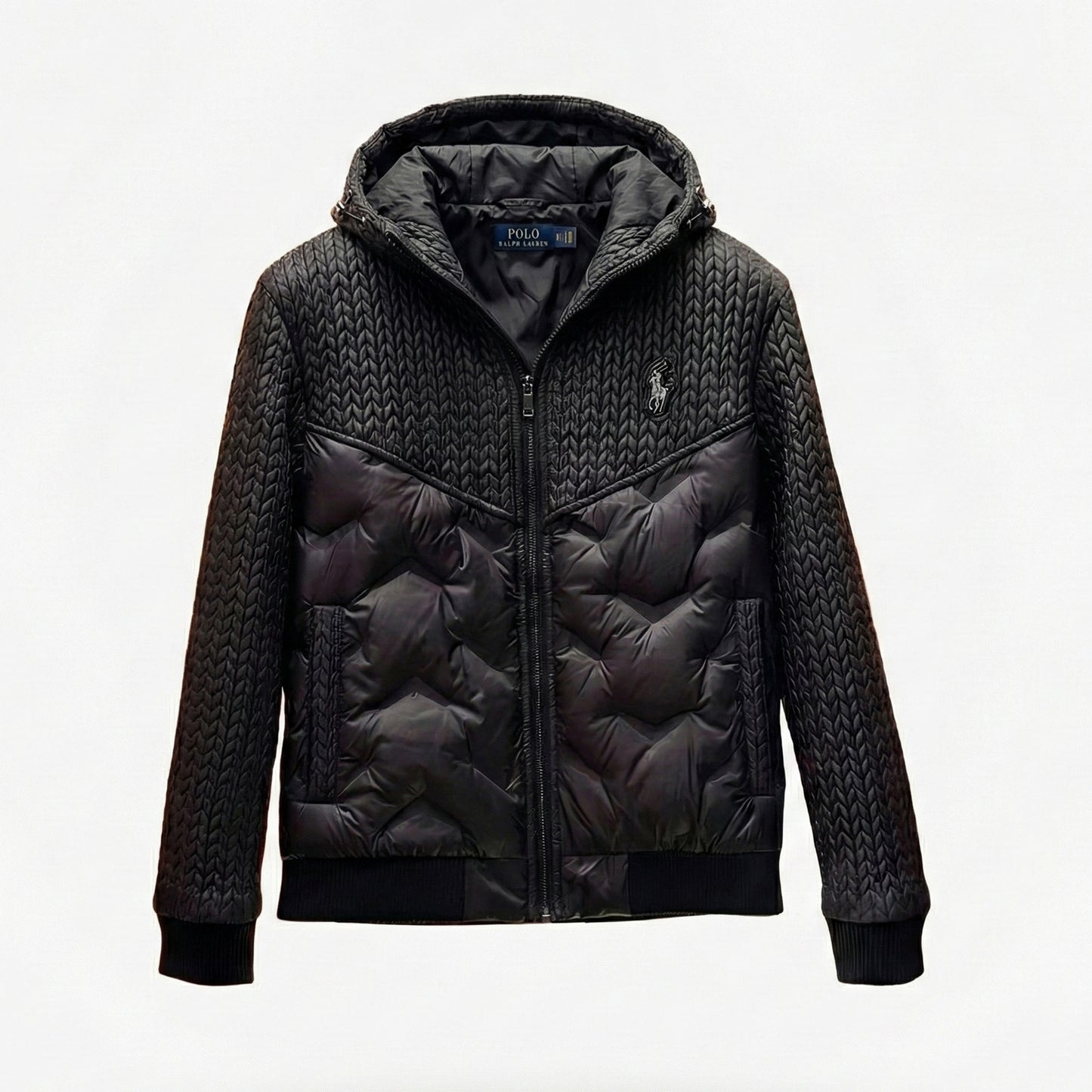 Diamond Quilted Hooded Jacket