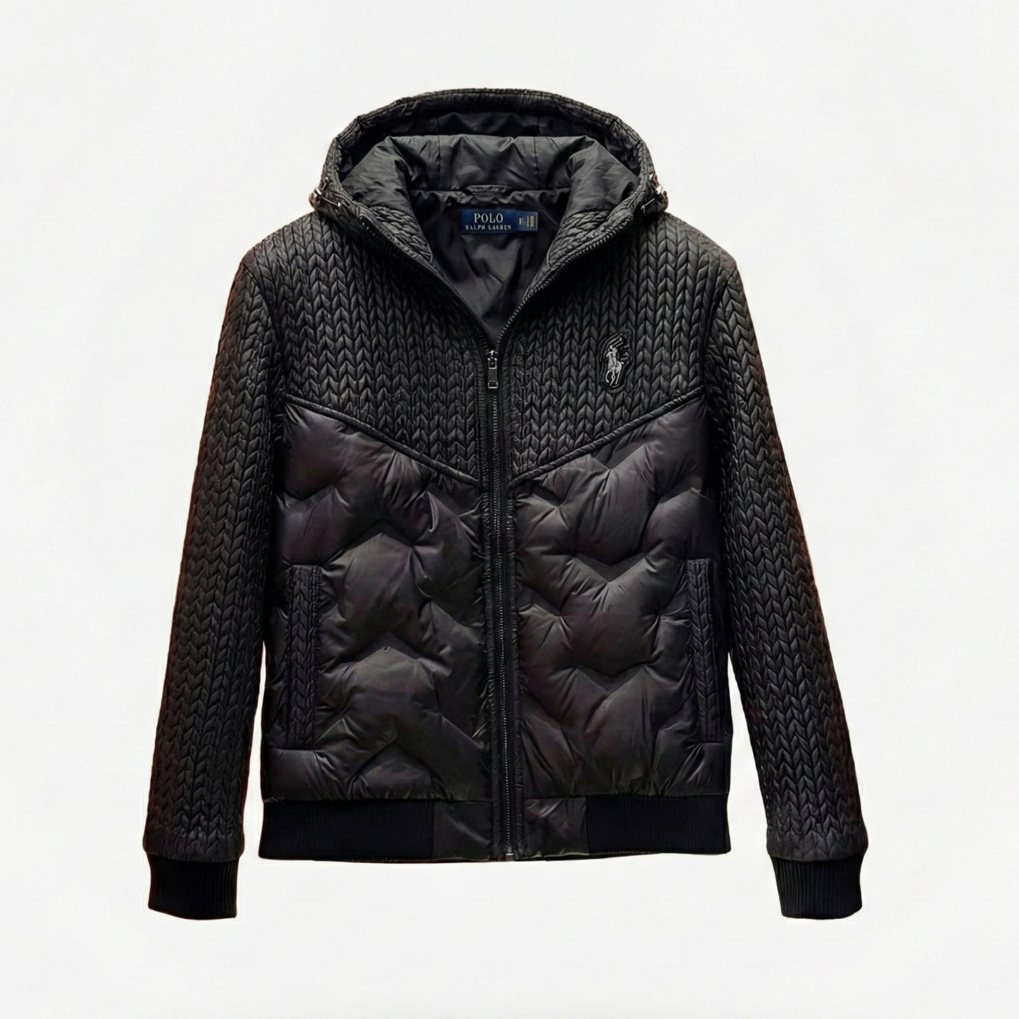 Diamond Quilted Hooded Jacket