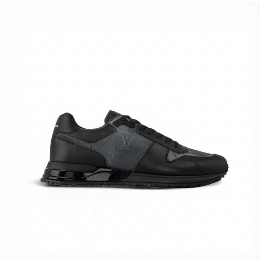 Run Away Sneaker – Black Iridescent Monogram