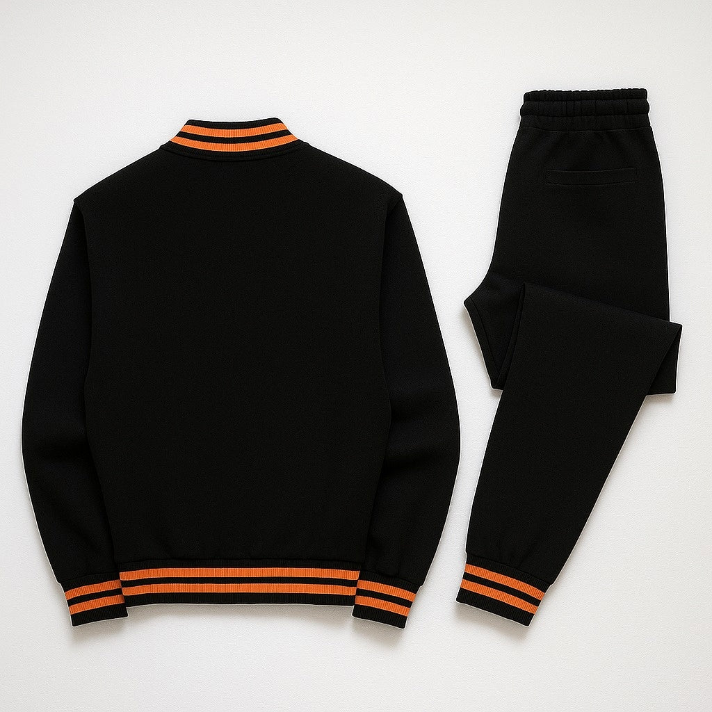 Signature Black & Orange Luxury Tracksuit