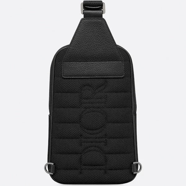 Rider 2.0 Sling Bag in Black Dior Gravity Leather