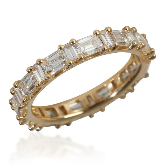 Yellow Gold 2.94ctw Lab Grown Diamond Wedding Band 7