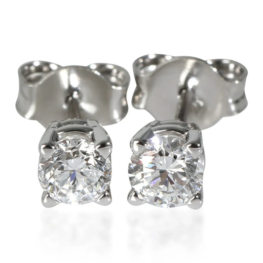 White Gold .50ctw Lab Grown Diamond Studs